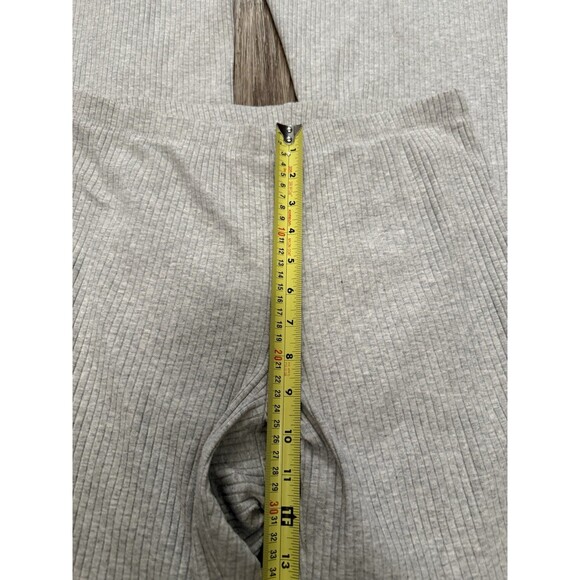 Aerie Ribbed Beloit Wide‎ Leg Pants Medium Gray - Picture 7 of 9